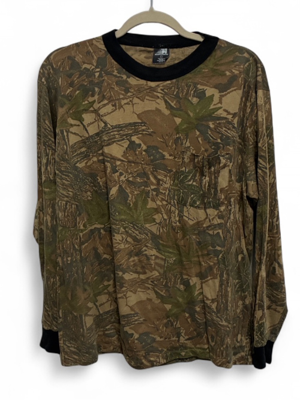 Vintage Ace Sprtswear Camo Long Sleeve Shirt